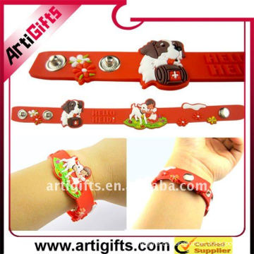 Customized pretty pvc child wrist band